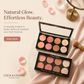 Mocooallure 8-Color Blush & Highlighter Palette