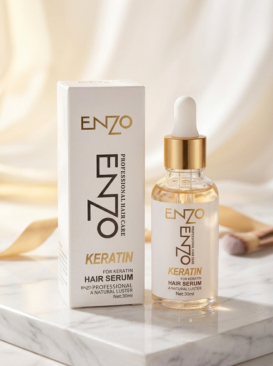 Enzo Keratin Hair Serum – Deep Nourishment & Shine