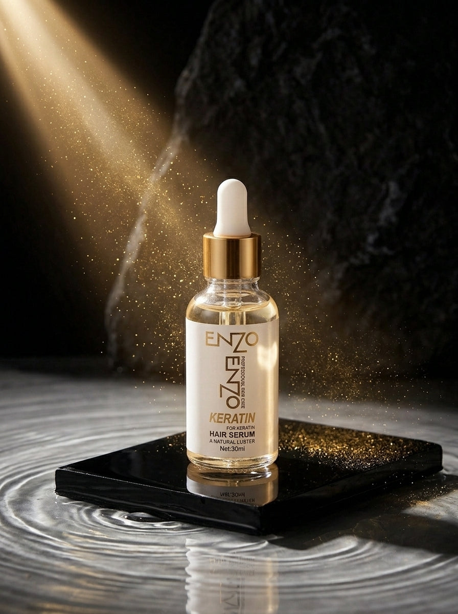 Enzo Keratin Hair Serum – Deep Nourishment & Shine