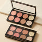Mocooallure 8-Color Blush & Highlighter Palette